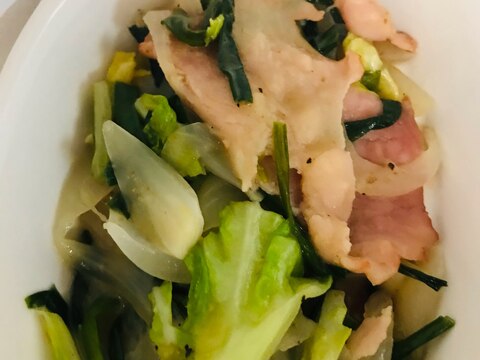 野菜とチャーシューの炒め物